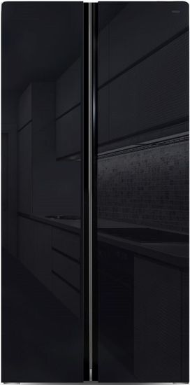 Холодильник Ginzzu NFK-462 Glass