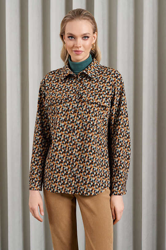 22904 Блузка женская (мультиколор)