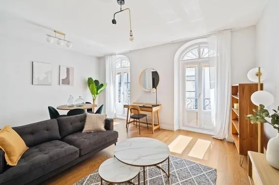 Набор из 2 столиков Leonor Ø80 и Ø50 см