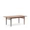 Стол раздвижной Elan из шпона и массива ореха 200 (260) x 100