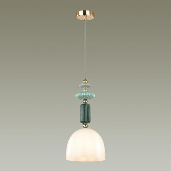 4861/1C CLASSIC ODL_EX21 201 золото/разноцветн./керамика/стекло Подвес E14 1*40W CANDY