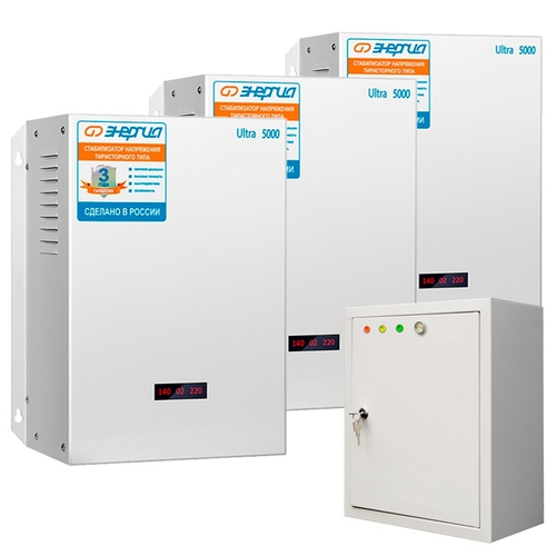 Трехфазный электронный стабилизатор ЭНЕРГИЯ Ultra 15000