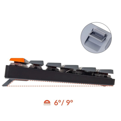 Беспроводная механическая ультратонкая клавиатура Keychron K5SE, Full Size, RGB подсветка, Red Switch (K5SE-E1)