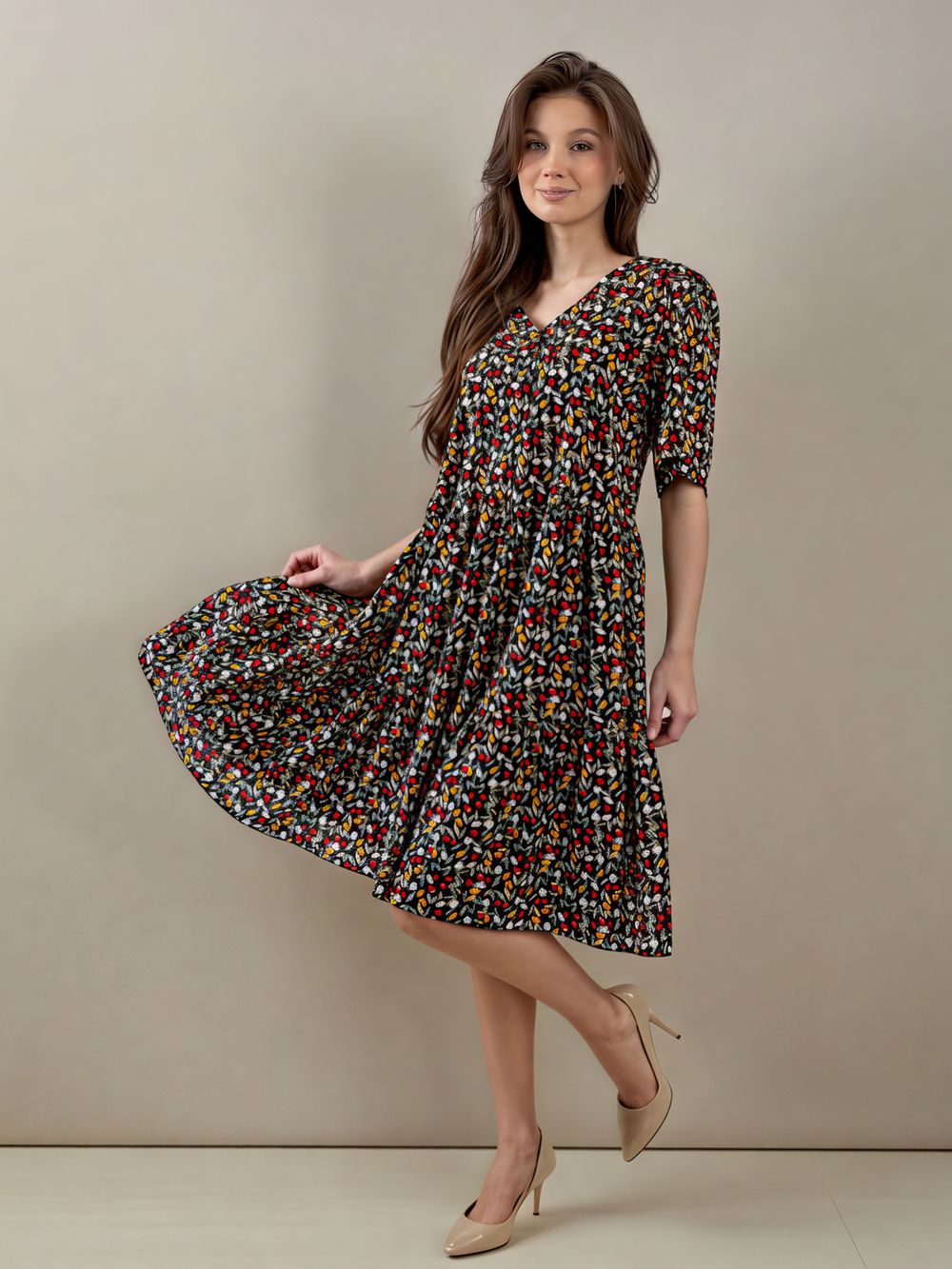 С-327 Платье из штапеля