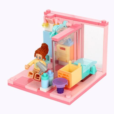 Конструктор блочный Слубан "Любимое занятие" (8шт в шб., 4 вида микс) (Арт. M38-B0883)