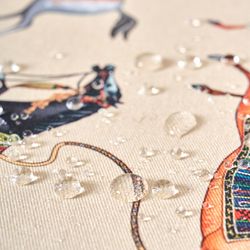 ДОРОЖКА НА СТОЛ "PASSAGE", 45Х145СМ, БЕЖЕВЫЙ, 100% ХЛОПОК,ТВИЛ