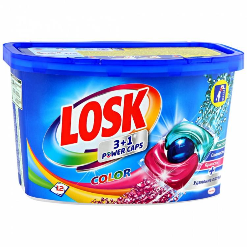 Капсулы для стирки Losk Color 12 шт