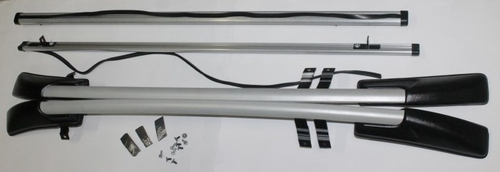 Багажник-рейлинги /2191 Гранта/ лифтбэк с поперечиной, серебристый (VAMER)