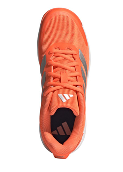 Детские теннисные кроссовки Adidas Ubersonic K - lucid orange/silver metallic/cloud white