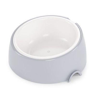 Лего-миска ALTA для животных с наклоном  0,3л серая