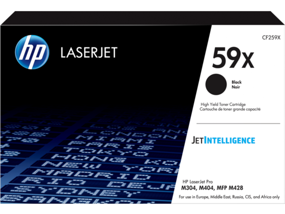 Оригинальный лазерный картридж увеличенной емкости HP LaserJet 59X, черный