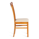 Стул - Гермес/ Hermes дерево гевея, 43х49х94см, Espresso, ткань бежевая (S178-4)