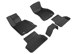 Коврики салона для BMW 5 G30 2016- RWD LINER 3D Lux с бортиком черные. Артикул ST 74-00650