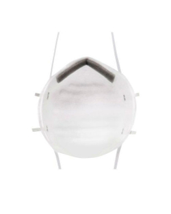 Полумаска фильтрующая 8102 класс защиты FFP2 NR D. (12 ПДК) Купольный
