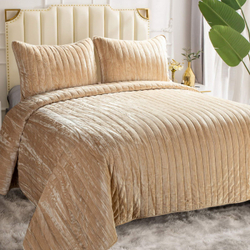 Покрывало 240х260 и 2 наволочки 50х70 Sofi De MarkO Теона Крем