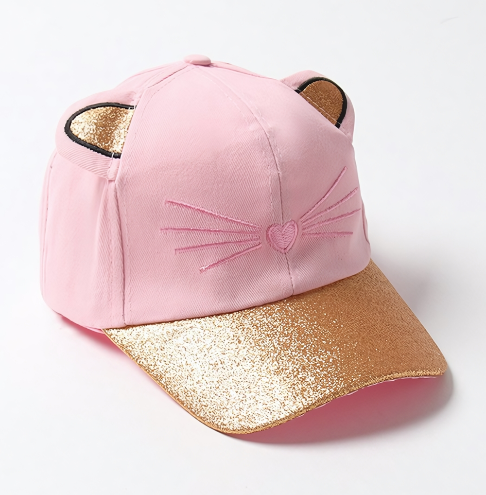 Кепка для девочек "Кошечка" цвет розовый, р. 52/ 9886889 MINAKU