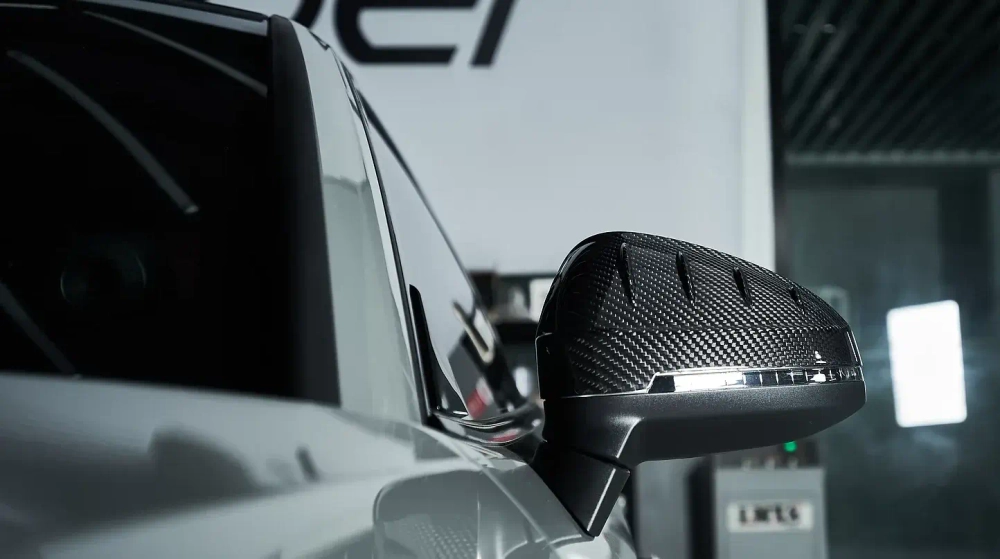 Карбоновые чехлы зеркал заднего вида для AUDI A4 S4 A5 S5 RS4 RS5 2017-2025+ B9 B9.5 Ауди обвес