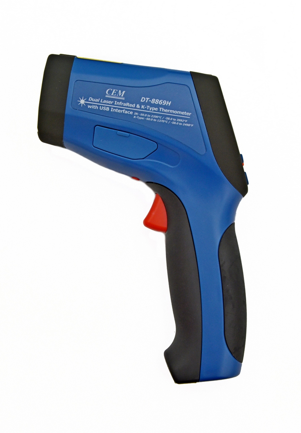 Профессиональный инфракрасный термометр (пирометр) СЕМ DT-8869H