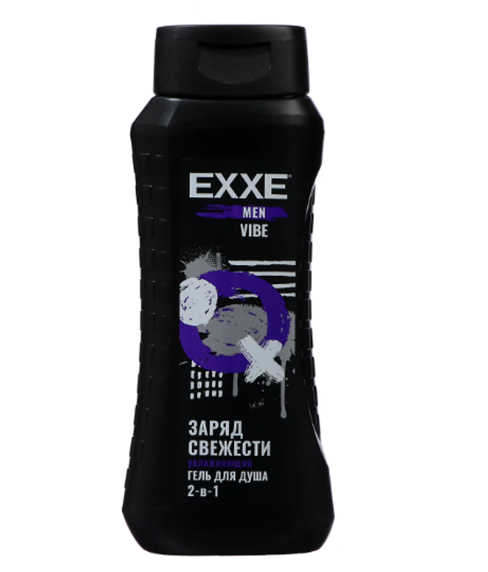 Гель для душа EXXE Men Vibe 2в1 Увлажняющий, 400мл
