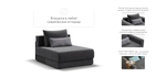 Ричмонд Модуль оттоманка Вельвет Корд Графит(последний экземпляр)