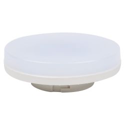 LED-GX53-7W-3000K+3000K-GX53-FR PLB02WH Лампа светодиодная. матовая. Теплый белый свет 3000K. Торцевая подсветка. Теплый белый свет 3000K. Картон. ТМ Uniel.