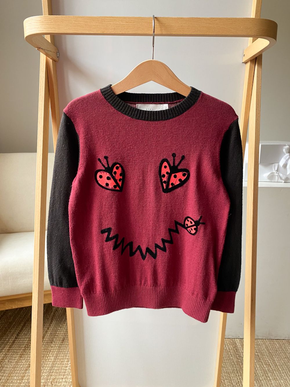 Новый хлопковый свитер Stella McCartney, 116