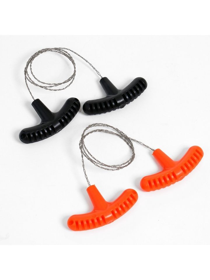 Пила-струна с пластиковыми ручками 70см (микс)