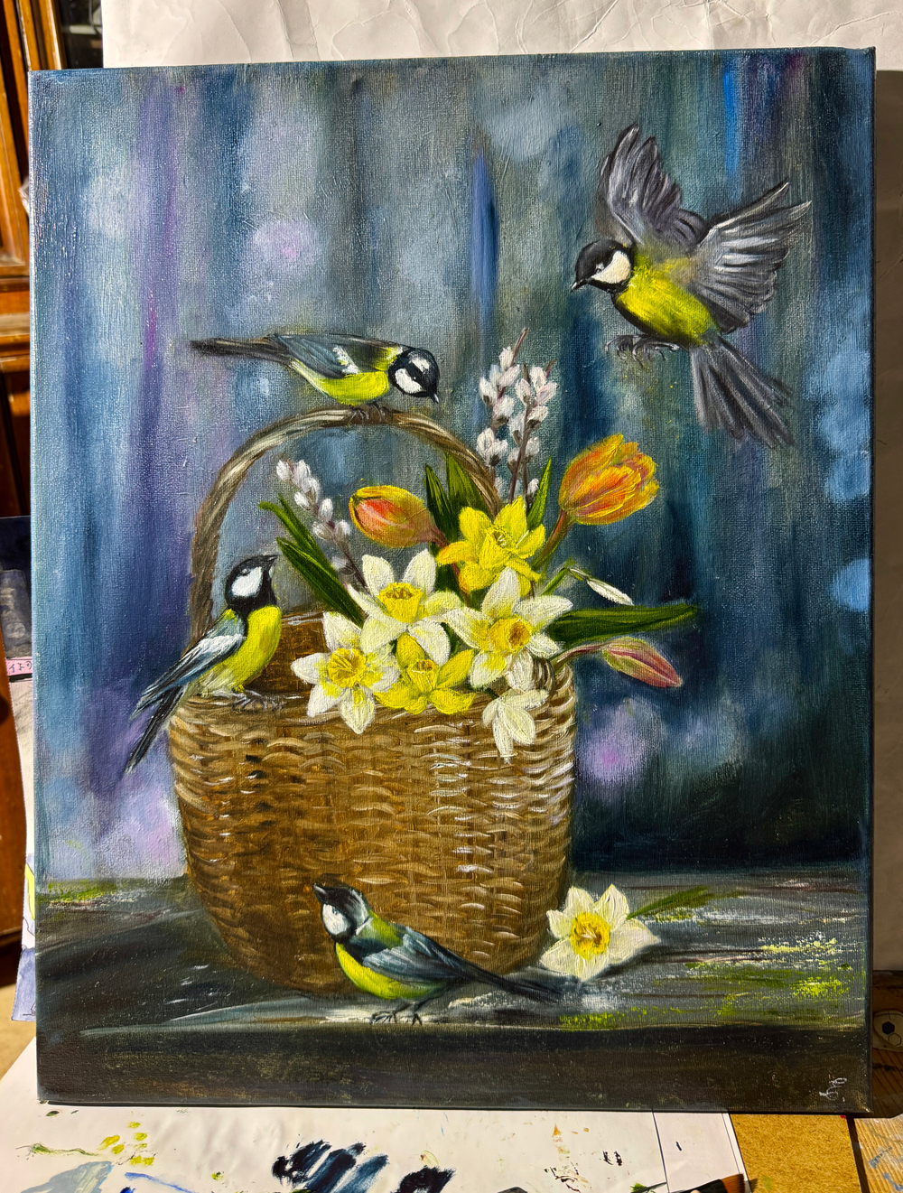 Картина «Весна» | Холст, масло 40х50 см | Художница Ефимова Ольга