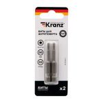 Бита для шуруповерта Torx T10х50 мм (2 шт./уп.) KRANZ