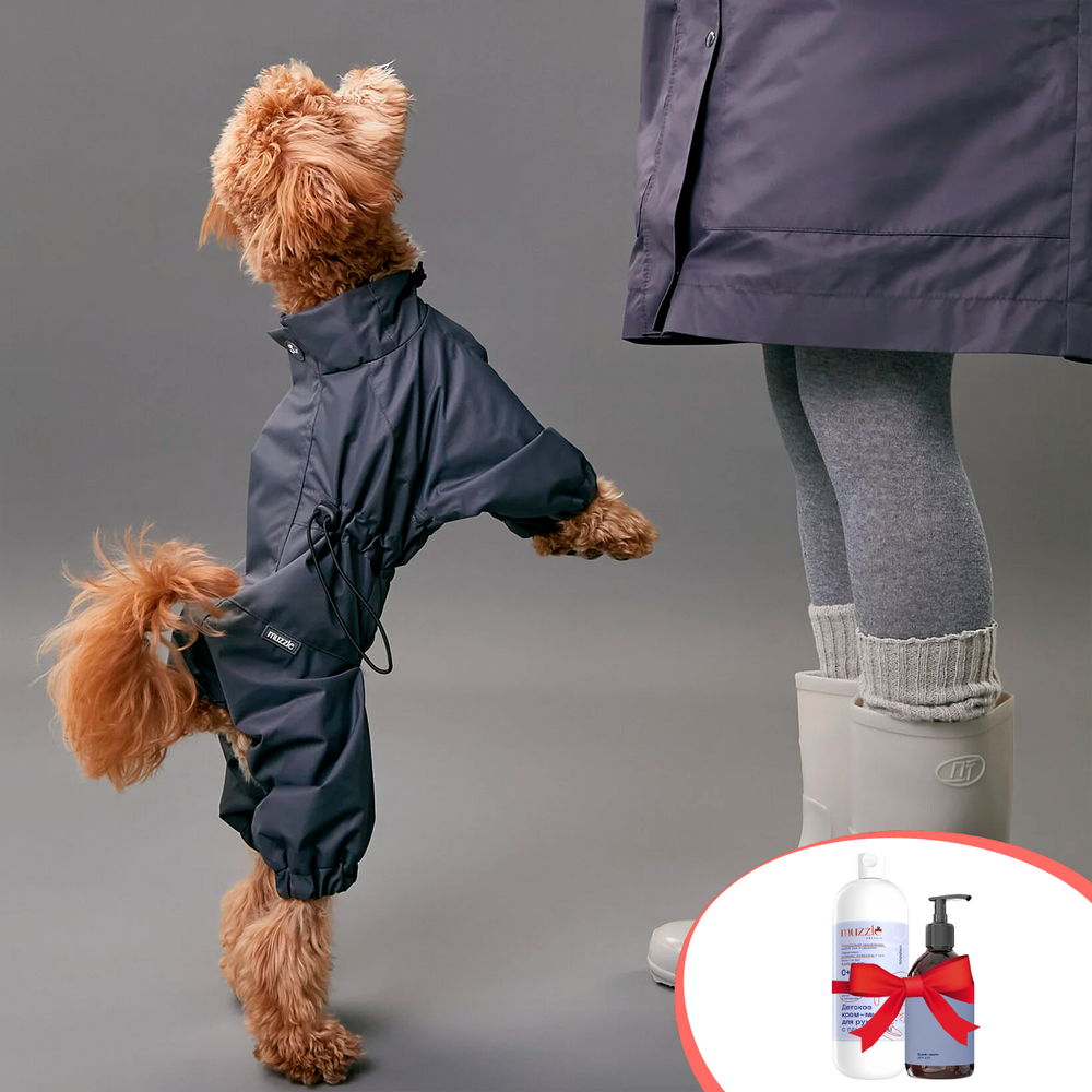 Комбинезон-дождевик для мелких и средних пород собак Muzzle
