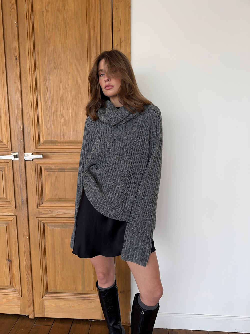 джемпер ARTISTE мышиный серый