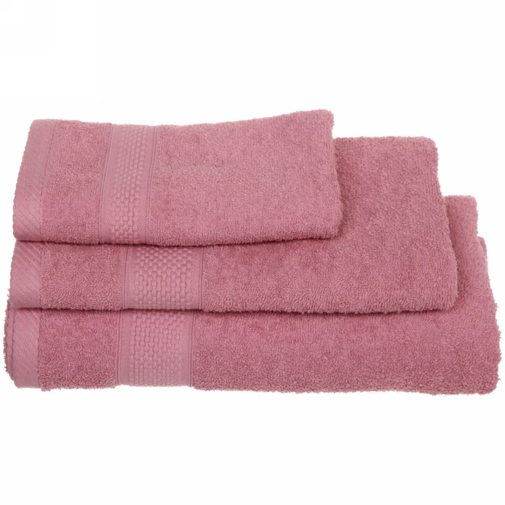 Полотенце махровое 70*130см «Nature» цвет розовый 10120 плотность 450гр/м2