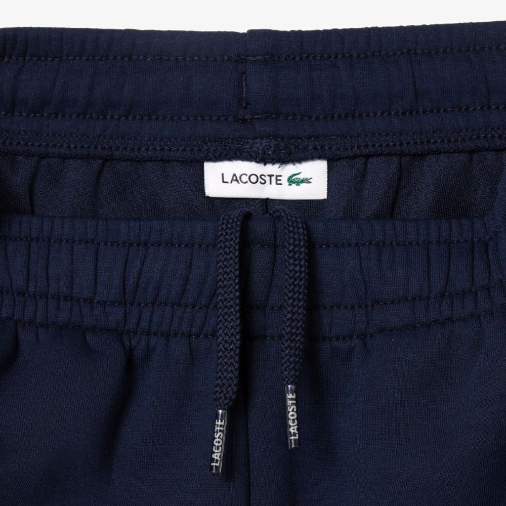 Детские теннисные брюки Lacoste Contrast Accent Track Pants - navy blue