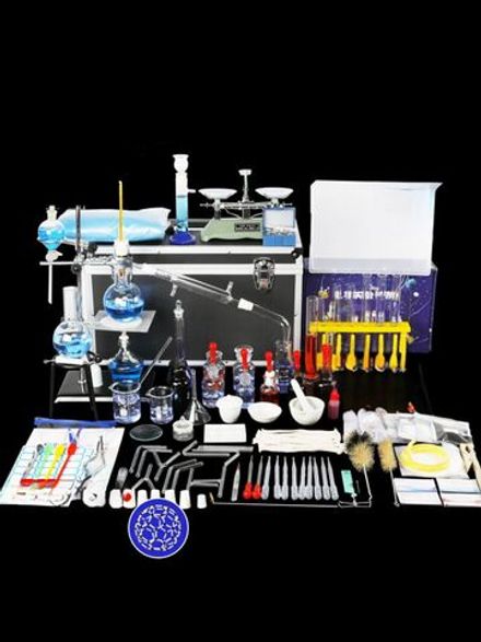 Большой развивающий набор опытов и экспериментов по химии, без реагентов