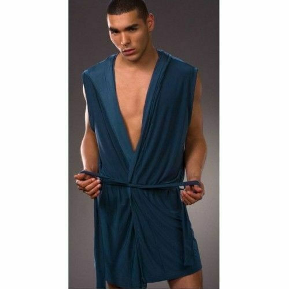 Мужской халат синий N2N Dream Robe Blue