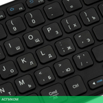 Клавиатура Oklick K614W черный