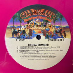 Виниловая пластинка LP Donna Summer On The Radio Greatest Hits Vol. I and II (EU 2018) (Розовый и Фиолетовый Винил)