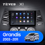 Teyes X1 9" для Mitsubishi Grandis 2003-2011