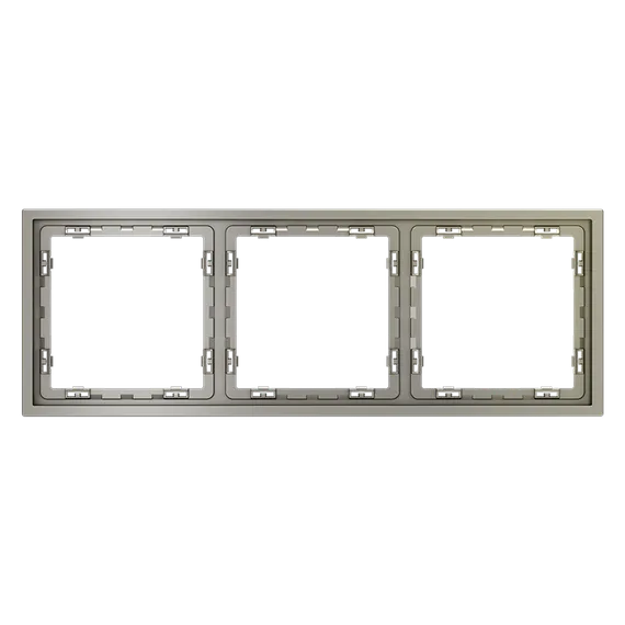 Рамка пластиковая VOLTUM S70 на 3 поста, (шелк) vls100304