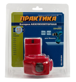 Аккумулятор Практика 12В 1,5А*ч для Makita NiCd, блистер