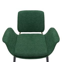 Лаунж-кресло Hilde, букле, темно-зеленое