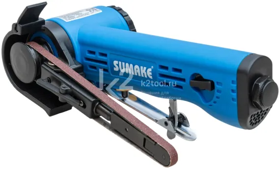 Пневматическая ленточная шлифовальная машина Sumake ST-BS110A с лентами 6x330 мм