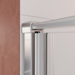 Душевая дверь Cezares LINER-B-12-100-C-Cr-R, 100х195, правосторонняя, профиль хром, прозрачное стекло