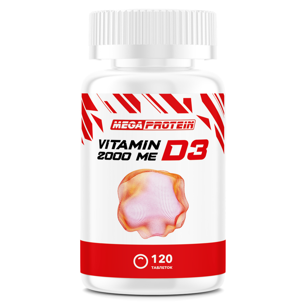 Vitamin D3 2000 ME Tablets (MegaProtein)