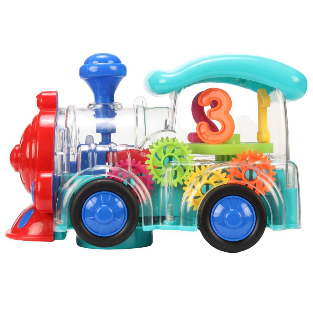 Паровоз на бат. 16см, коробка 8899-155