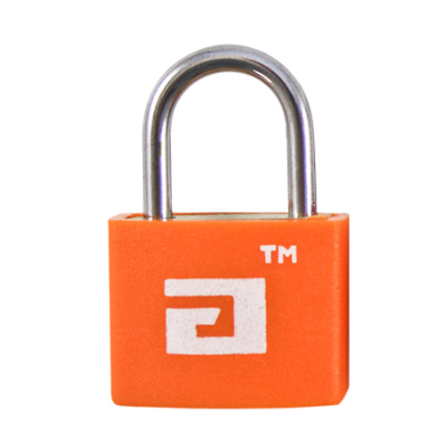 Замок навесной АЛЛЮР BС1-Л-20  Оранжевый  д.2,8мм для чемоданов    /8501