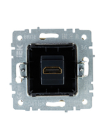 BRITE Розетка HDMI РHDMI-0-БрЖ жемчуг IEK