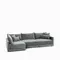 Угловой диван Mia левосторонний 320 см, темно-серый