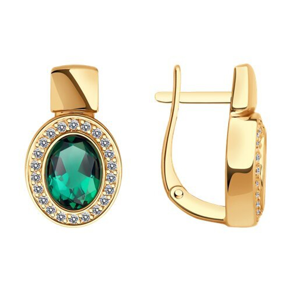Серьги из золота 585 пробы