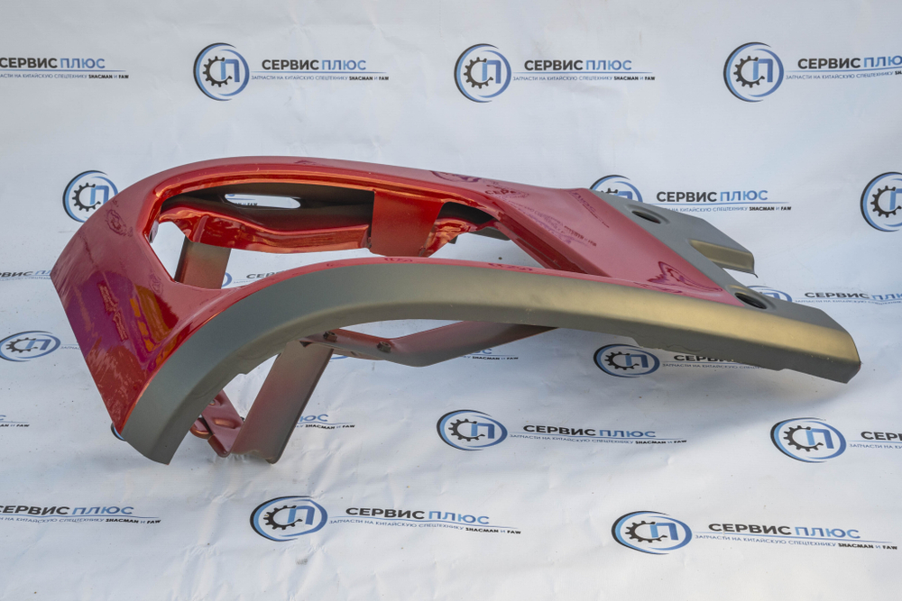 Бампер самосвал правый X3000 (красный)